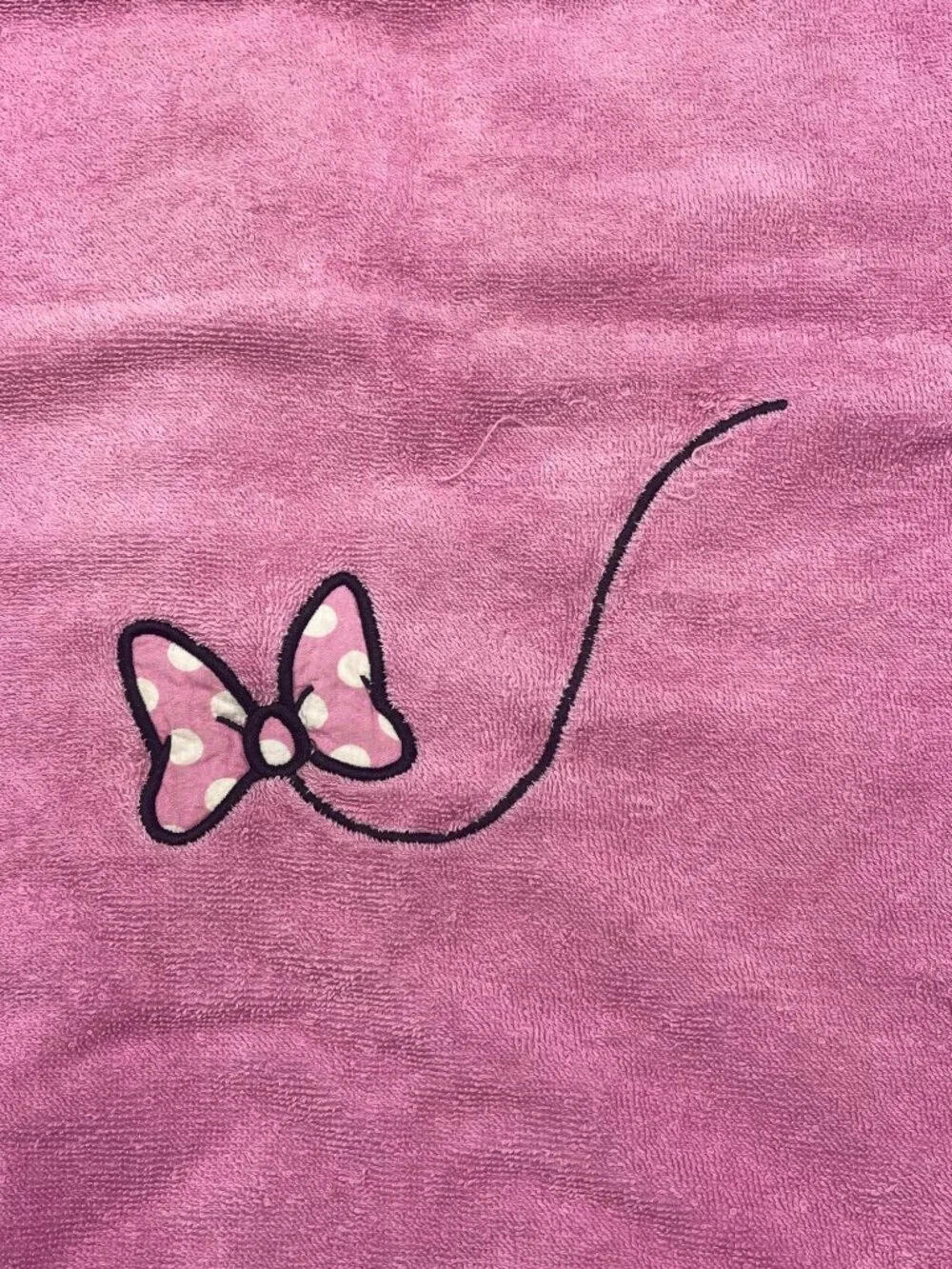 disney jumping beans kids baby bath towel pink bow cotton 2018 44x24